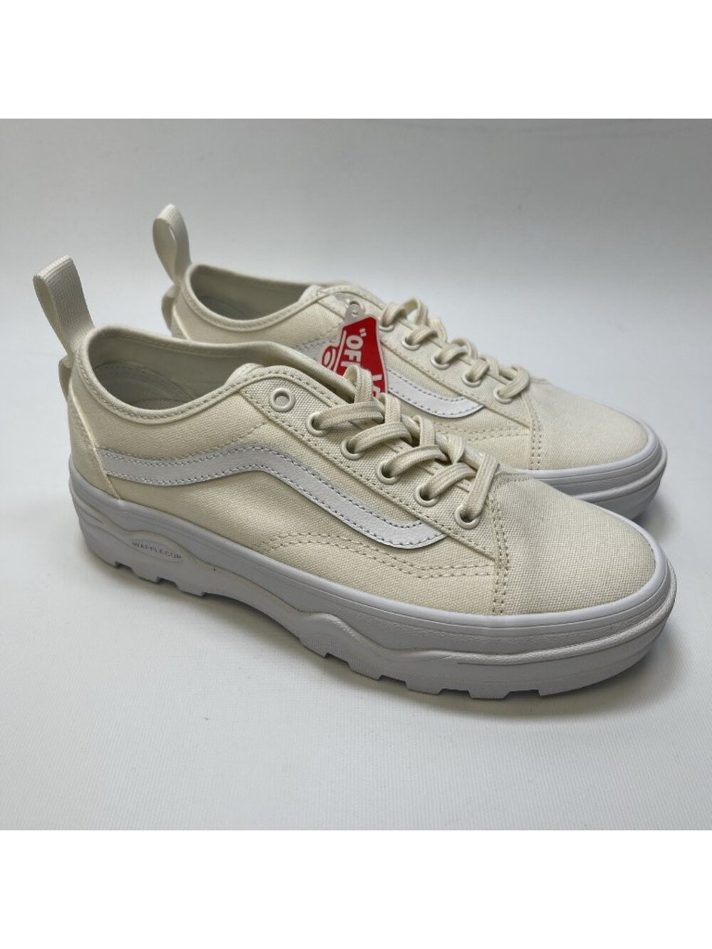 Vans Old Skool Sentry WC Skate Shoes Marshmallow Off-White Women Sz 8 US New